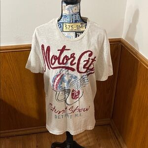 Roebuck & Co Motor City Graphic T-Shirt - Cream